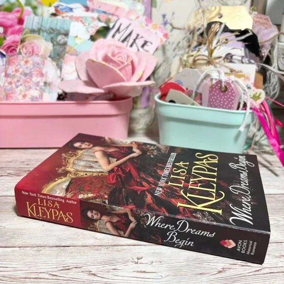 Where Dreams Begin Historical Romance Novel By Lisa Kleypas Paperback Book Avon - Picture 3 of 8